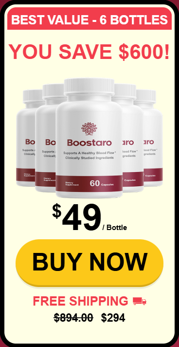 Boostaro 6 Bottles