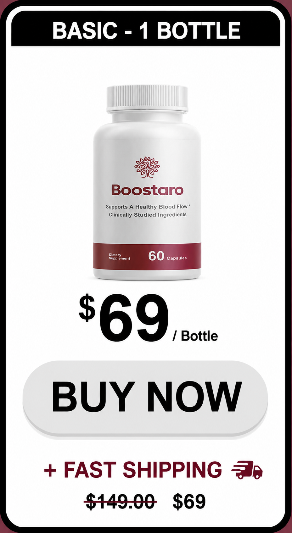 Boostaro 1 Bottle