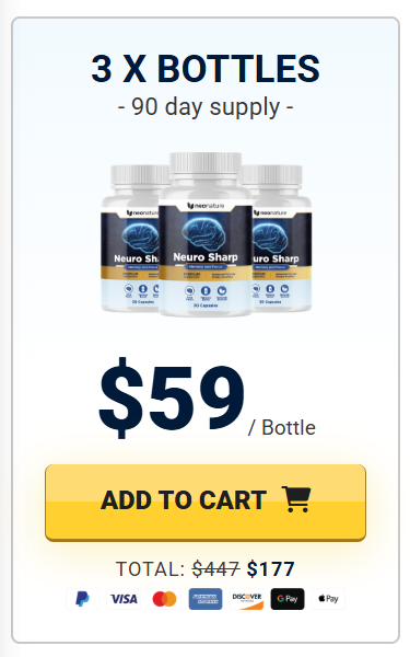 Neuro Sharp 3 Bottle Package